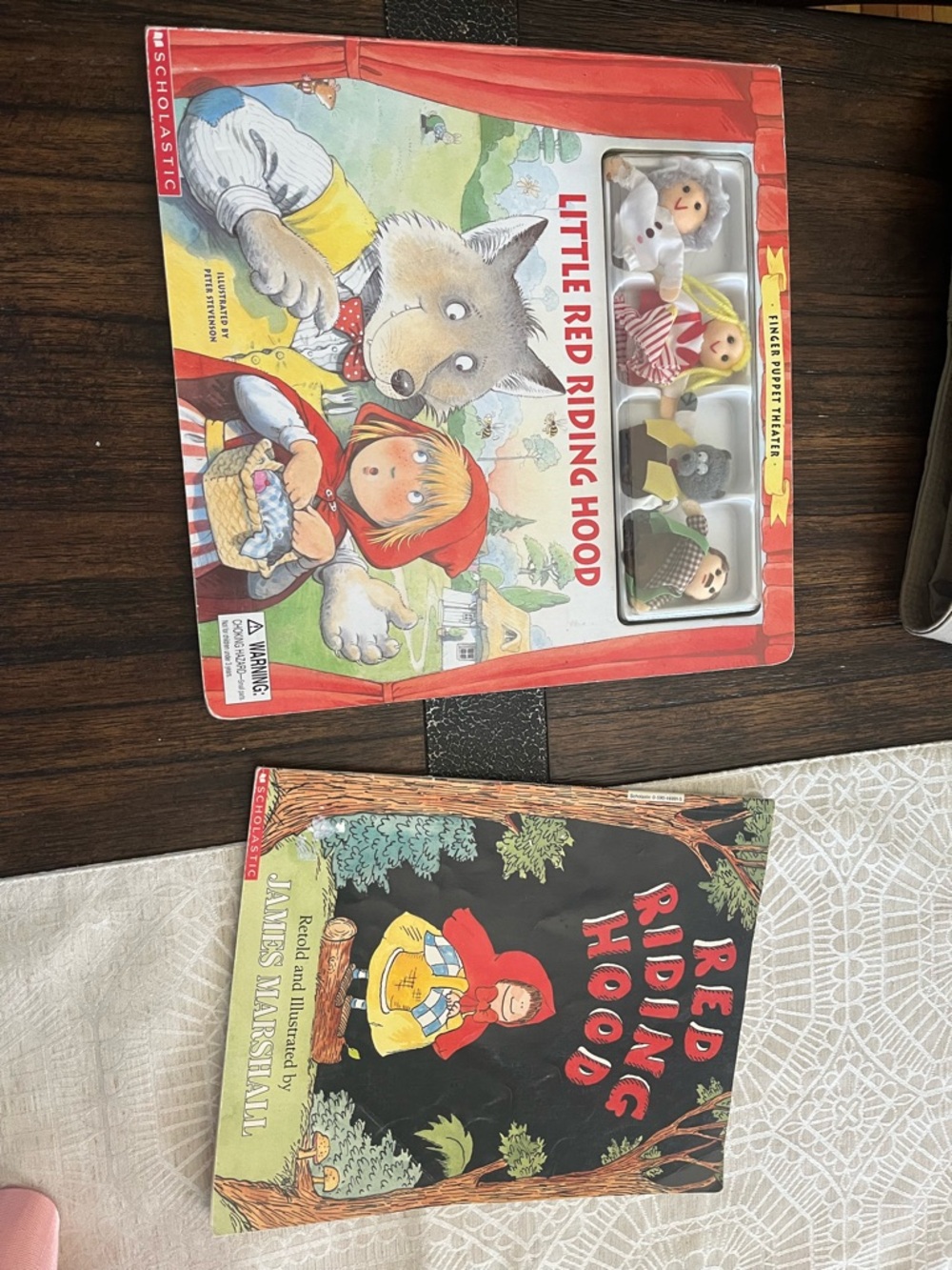 Scholastic Little Red Riding Hood Puppet Set - set of 2 books